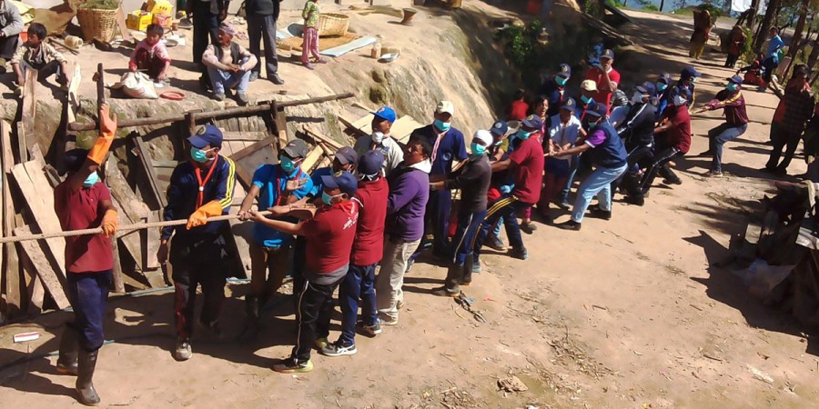 Scouts Providing Relentless Support to the Rescue and Recovery Efforts in Nepal